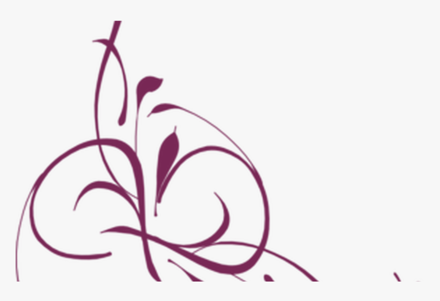 Floral Swirl Plum Clip Art At Clkercom Vector Clip, HD Png Download, Free Download