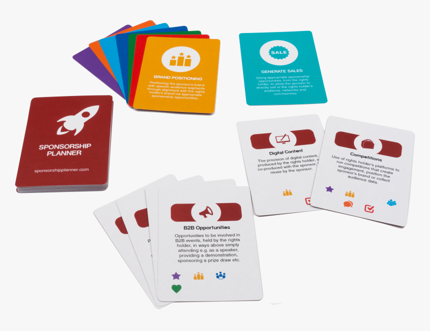 Sponsorship Planner Cards, HD Png Download, Free Download