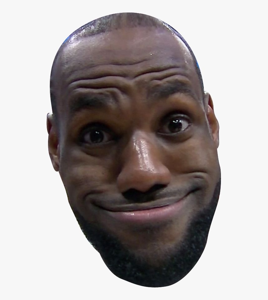 Lebron James Funny Face Cleveland Cavaliers Youtube - Lebron James Face Png, Transparent Png, Free Download