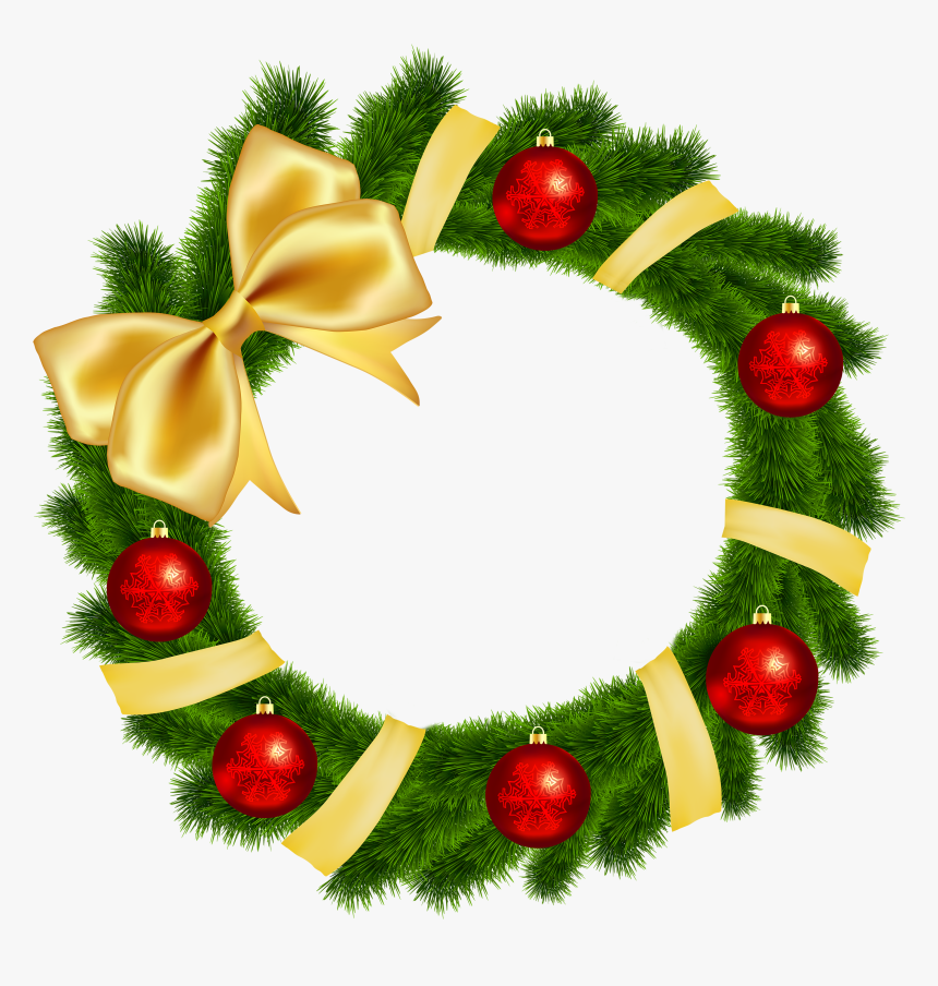Clipart Green Christmas Decorations, HD Png Download, Free Download