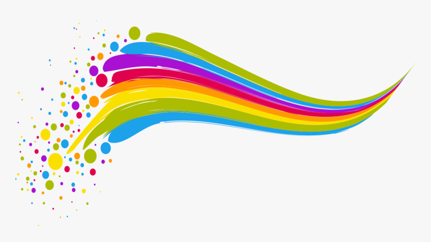 Euclidean Line Vector Rainbow Png File Hd Clipart - Colorful Clip Art