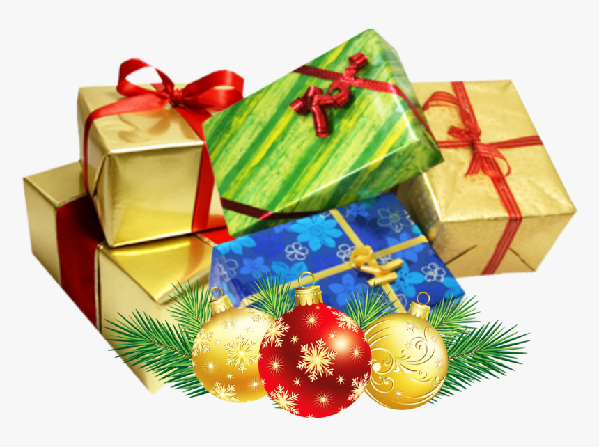 Christmas Present Group Transparent Background Christmas - Christmas Presents Transparent Background, HD Png Download, Free Download