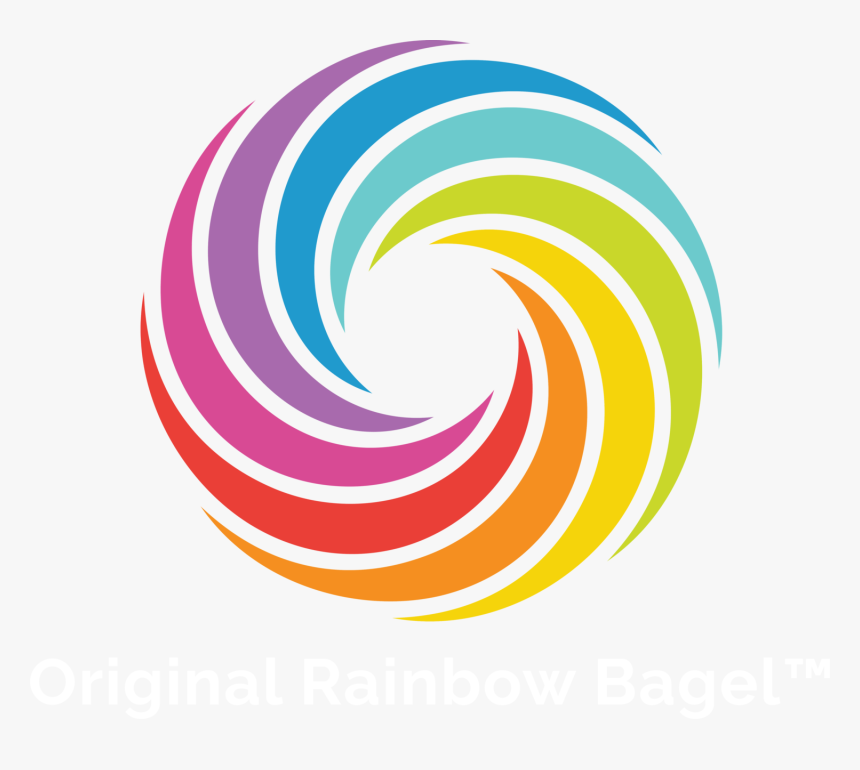 Knot Clipart Rainbow - Rainbow Bagel Logo, HD Png Download, Free Download