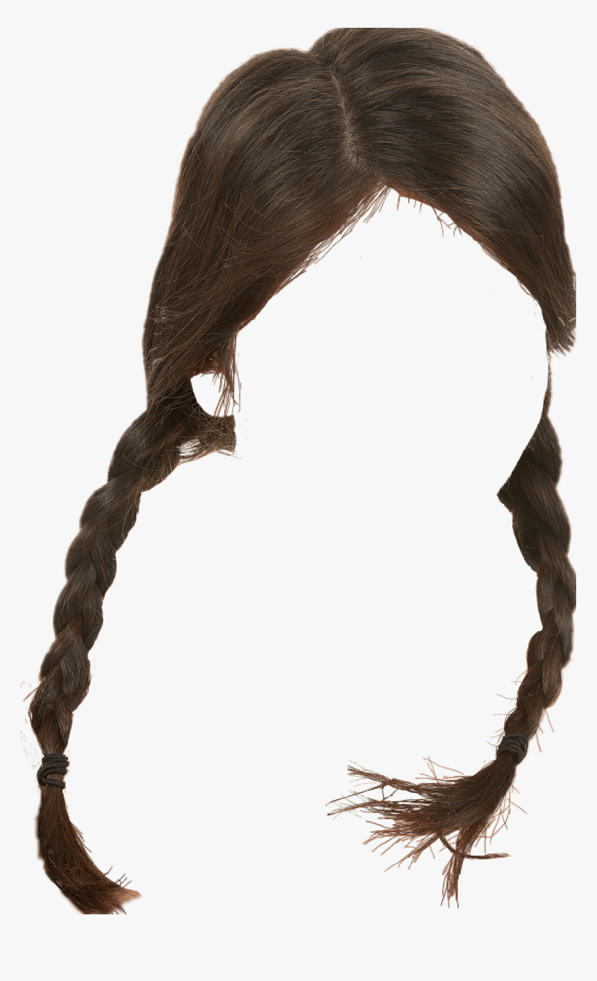 Download Transparent Pigtail Hair Clipart Girls Haircut Picsart Png Png Download Kindpng