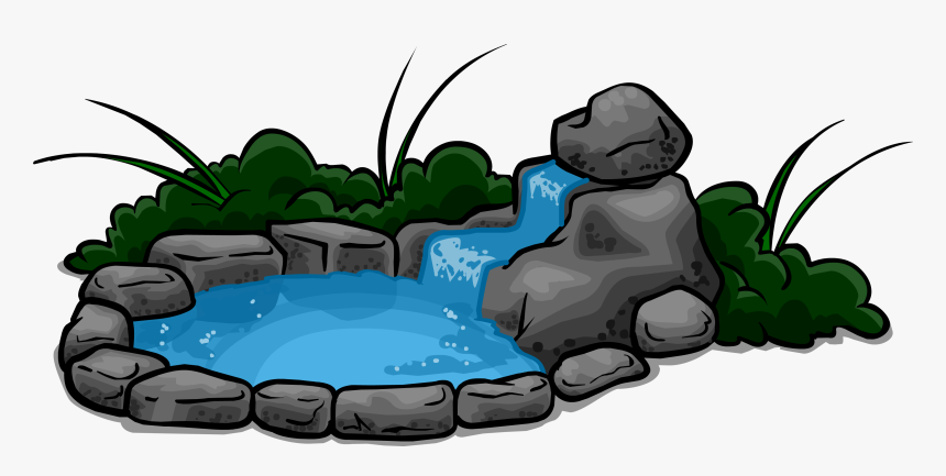 Waterfall Pond Sprite - Pond Sprite, HD Png Download, Free Download