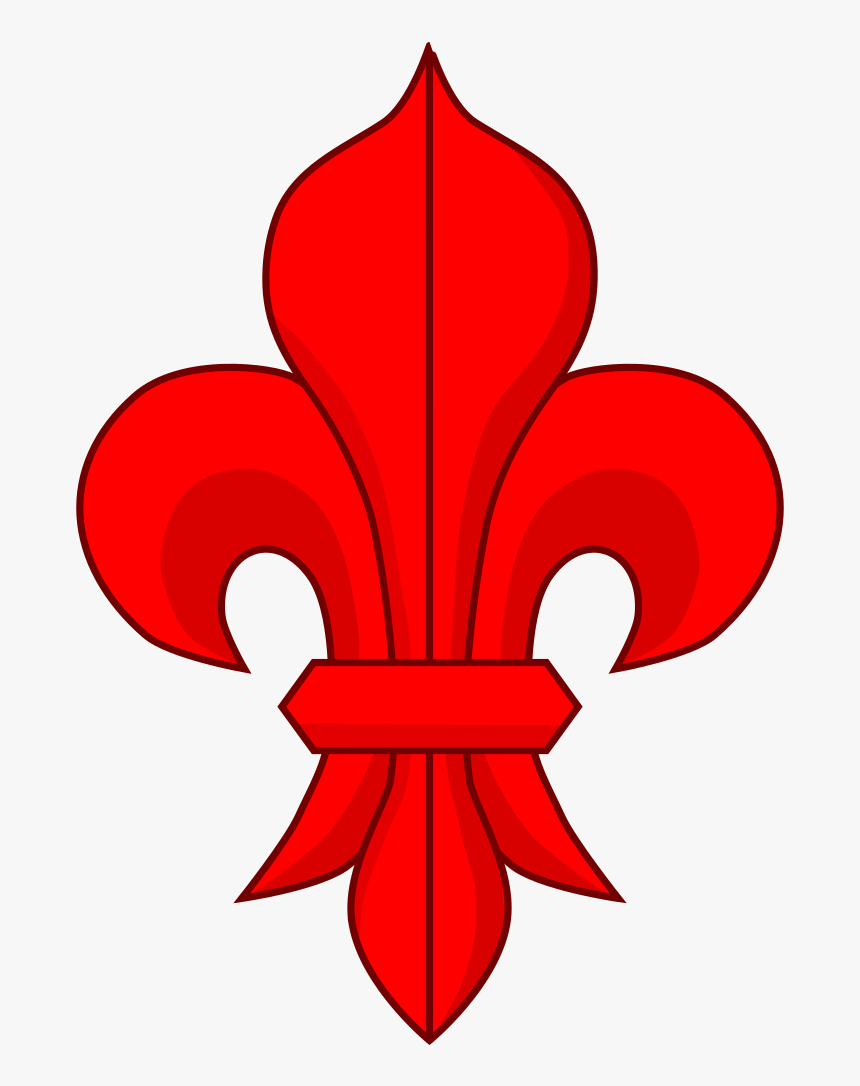 Fleur De Lys Red, HD Png Download, Free Download