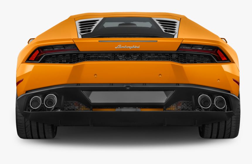 Transparent Car Grill Clipart - Lamborghini Huracan Back Png, Png Download  - kindpng
