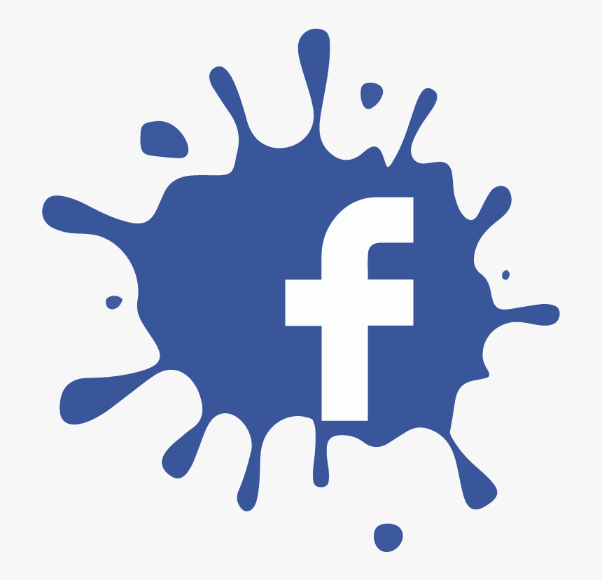 Facebook F Splat Splash Icon Logo Vector Free Vector Facebook