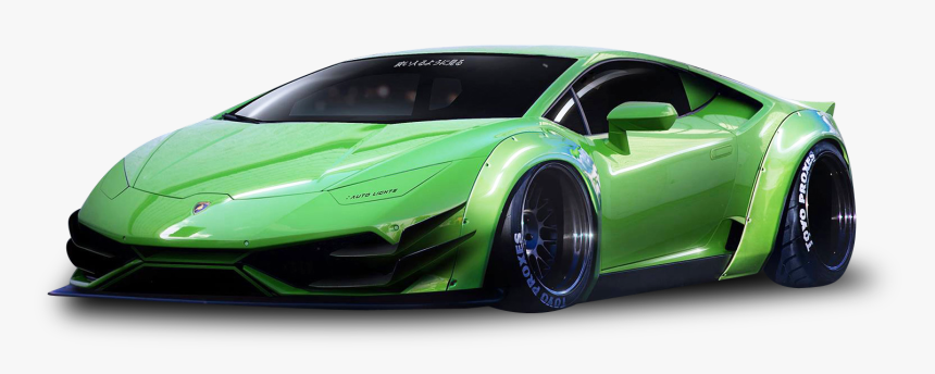 Green Lamborghini Huracan Lp640 4 Superleggera Car - Lamborghini Aventador Poster Groen, HD Png Download, Free Download