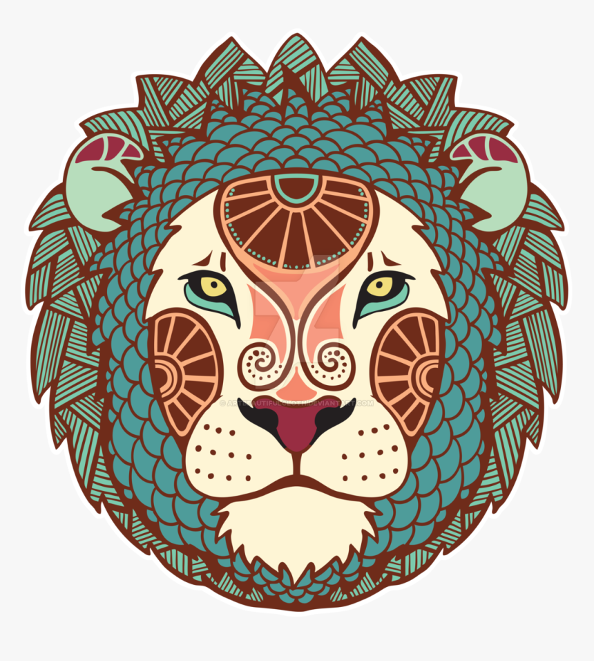 Leo Astrology Art, HD Png Download, Free Download