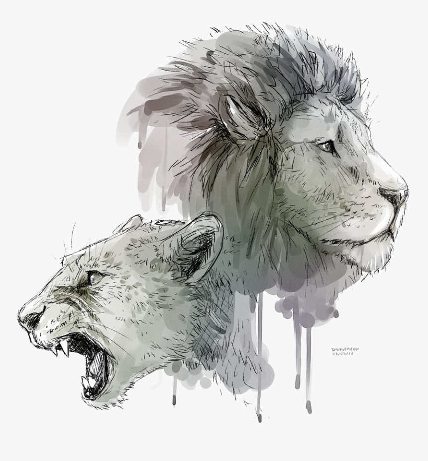 Free Free Lion And Lioness Svg 461 SVG PNG EPS DXF File