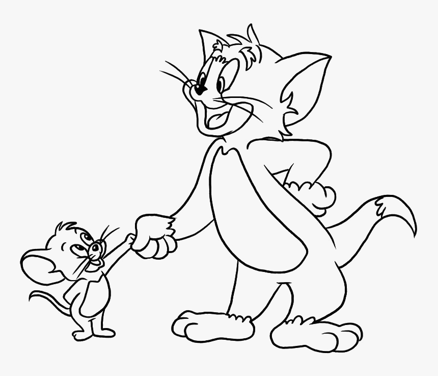 Tom And Jerry Cartoon Coloring Coloring Pages