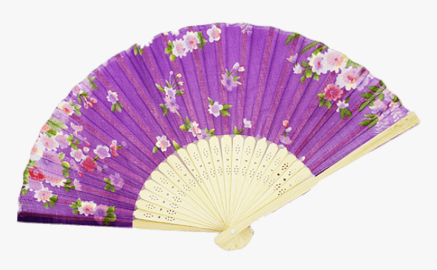 Flowers Chinese Fan - Chinese Fan Png, Transparent Png, Free Download