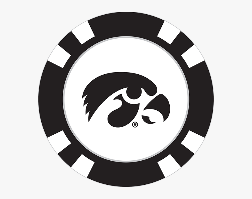 Iowa Hawkeyes Poker Chip Ball Marker - Boston Bruins Poker Chip, HD Png Download, Free Download