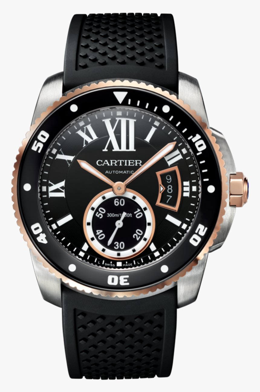 Calibre De Cartier Diver Watch, HD Png Download, Free Download