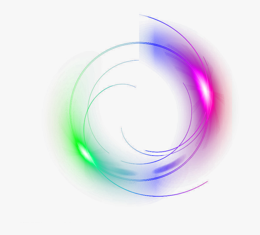 Circle Glow Lighteffect Ftestickers - Glow Light Circle Png, Transparent Png, Free Download