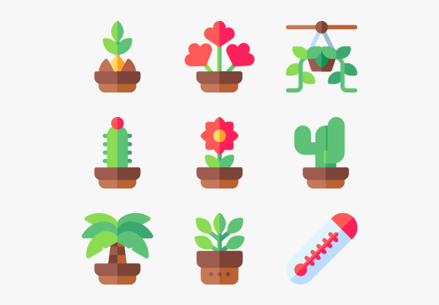 House Plants - Plant In Pot Icon Png, Transparent Png, Free Download