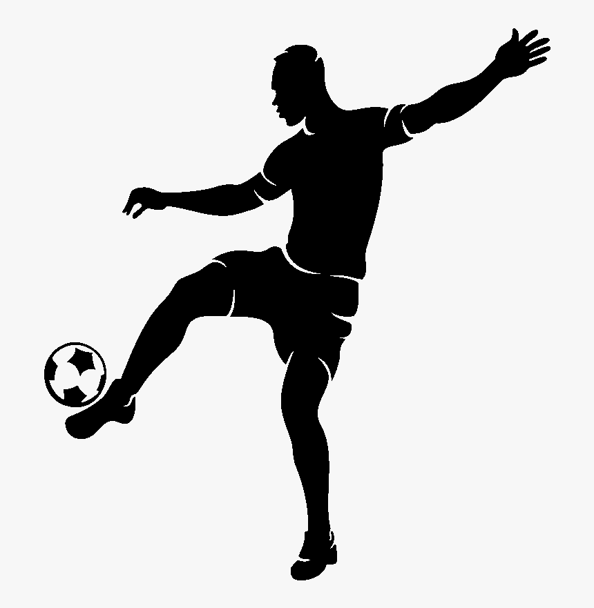 Football Player Silhouette - Gender Equality In Sports, HD Png Download, Free Download