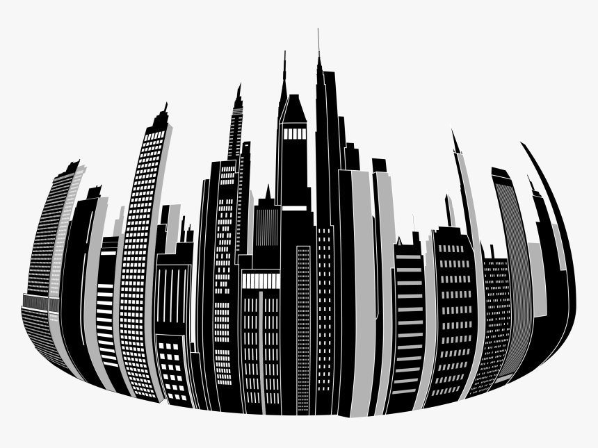 Building,city,metropolis - Cityscape Clipart, HD Png Download, Free Download