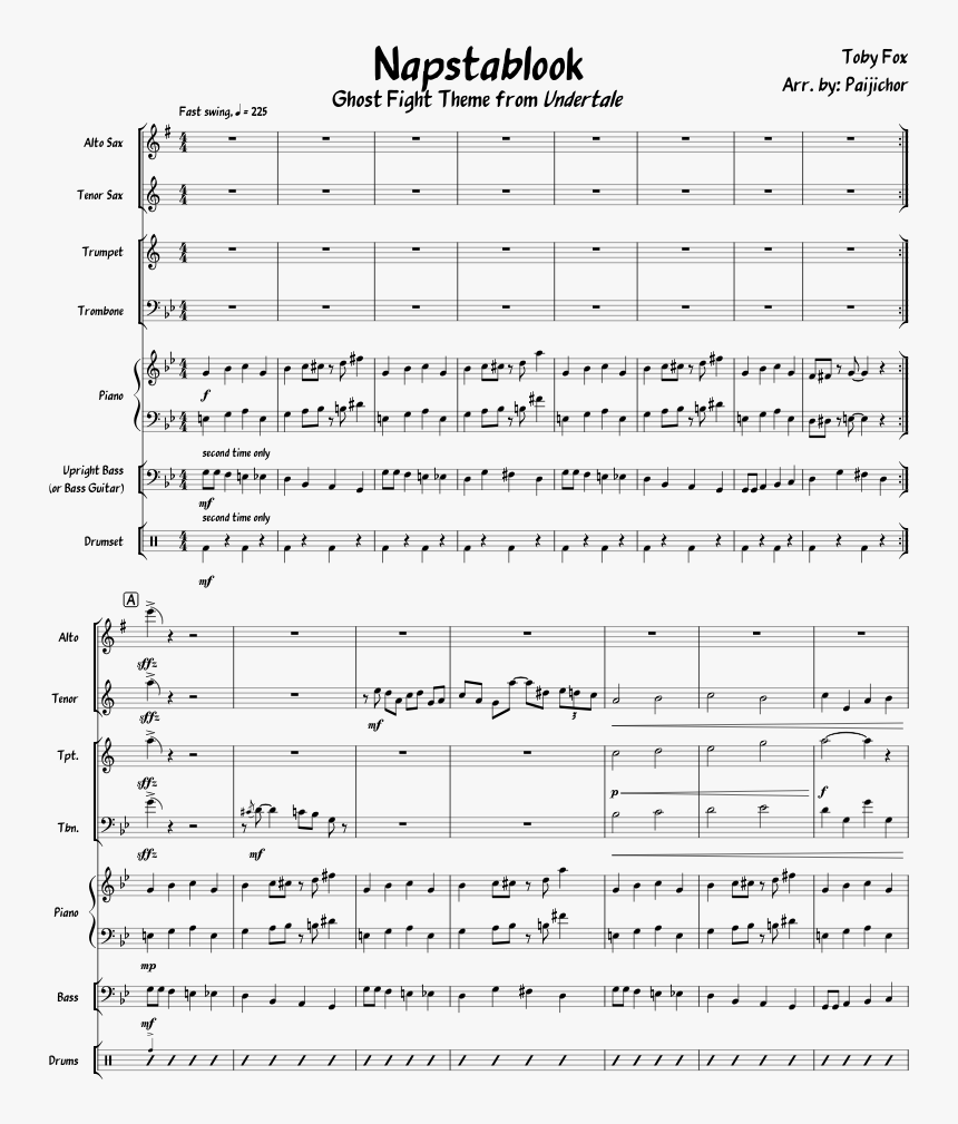 Back To The Future Trumpet Sheet Music, HD Png Download, Free Download