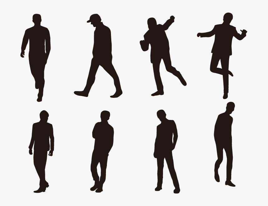 Silhouette Man Vector Graphics Royalty-free Illustration - Vector Body  Silhouette Png, Transparent Png - kindpng