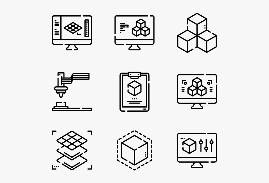 3d Printing - Adobe Icon Vector, HD Png Download, Free Download