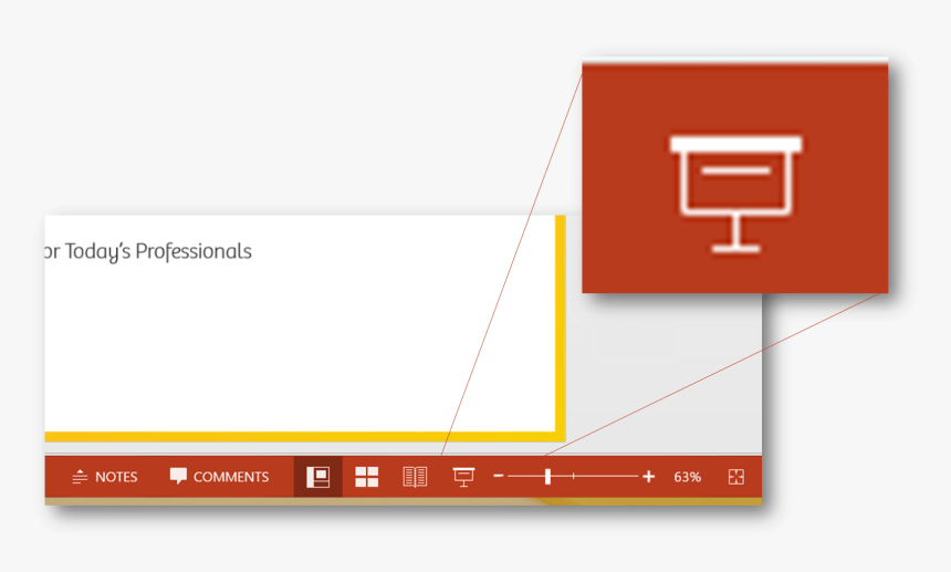 Slide Show Button In Powerpoint, HD Png Download, Free Download