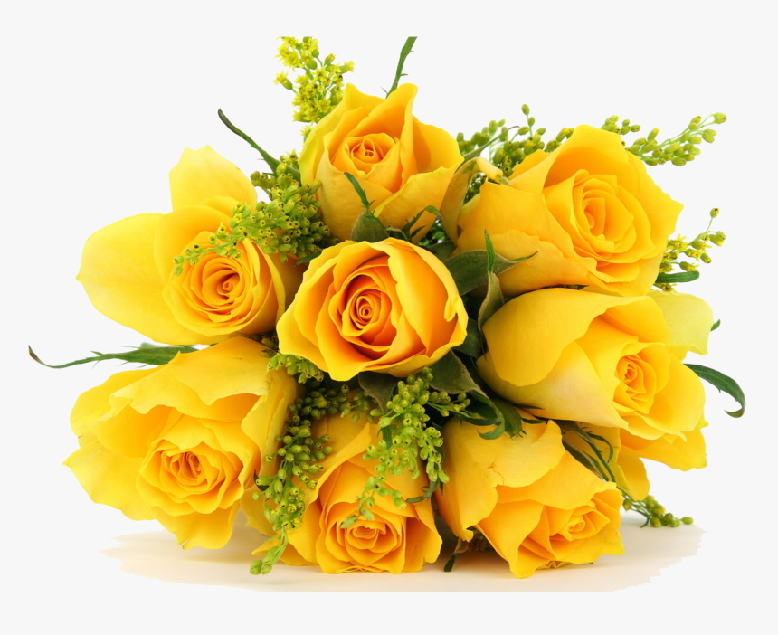 Download Bouquet Of Flowers Png Transparent Image Yellow Flowers Bouquet Png Png Download Kindpng