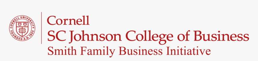 Cornell Sc Johnson College Of Business Smith Family - Cornell Johnson Logo Png, Transparent Png, Free Download