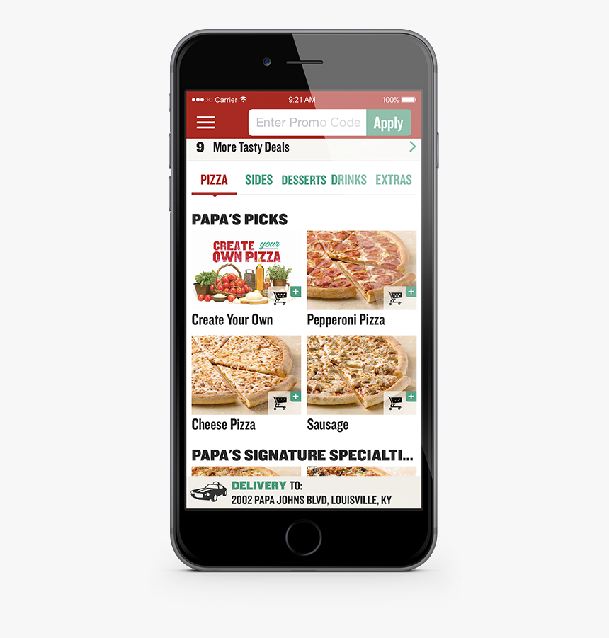 Papa Johns Png - Papa John's Phone, Transparent Png, Free Download