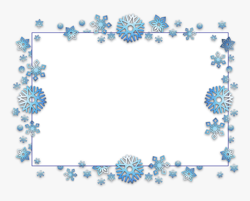Image Result For Snowflake Border Transparent Transparent Background