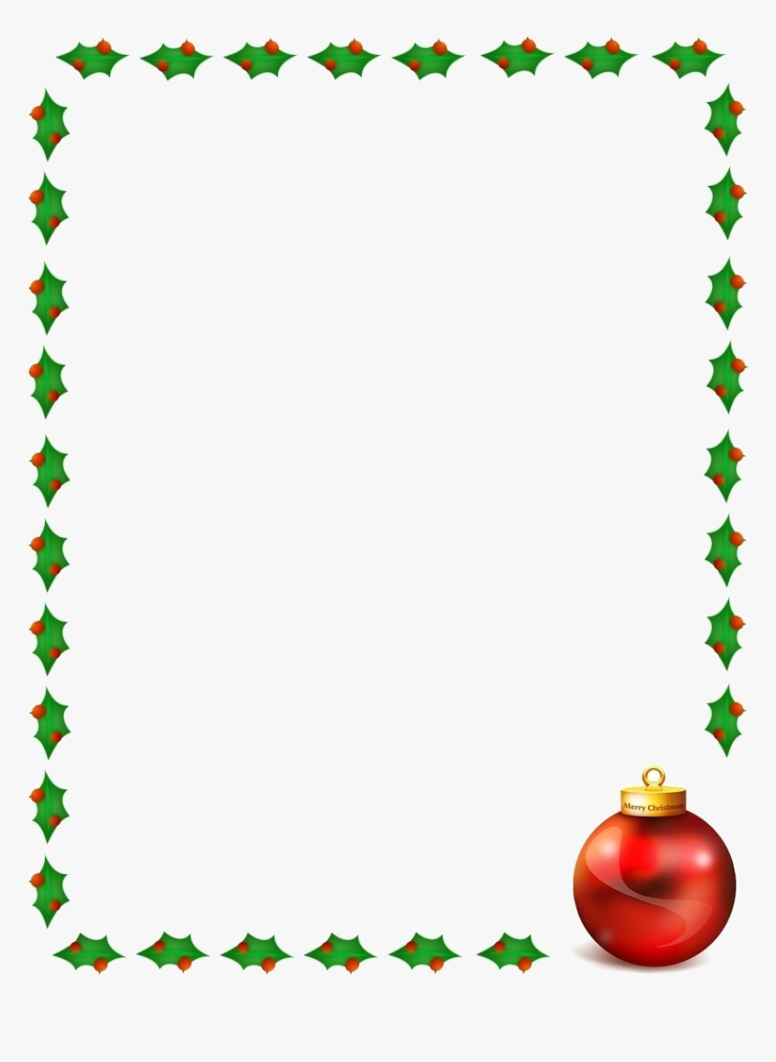 Christmas Border Clipart Images Free Best On Transparent Christmas 