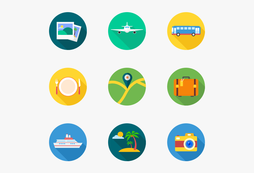 Essential Set - Tourism Icon Png, Transparent Png, Free Download