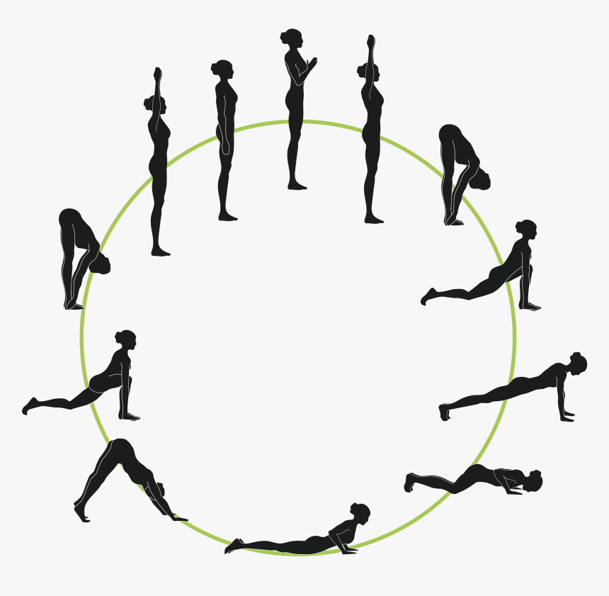 Silhouette of Warrior II Yoga Pose transparent PNG - StickPNG