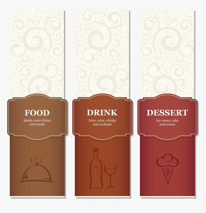 Menu Png Pic - Background Pattern For Hotel Menu, Transparent Png - kindpng