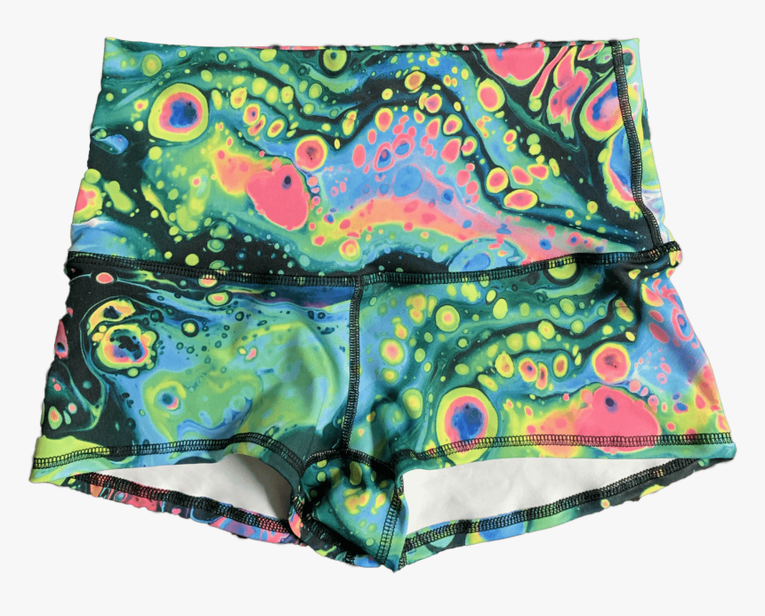 Holo Melt Yoga Shorts Yoga Shorts T6"
 Class= - Board Short, HD Png Download, Free Download