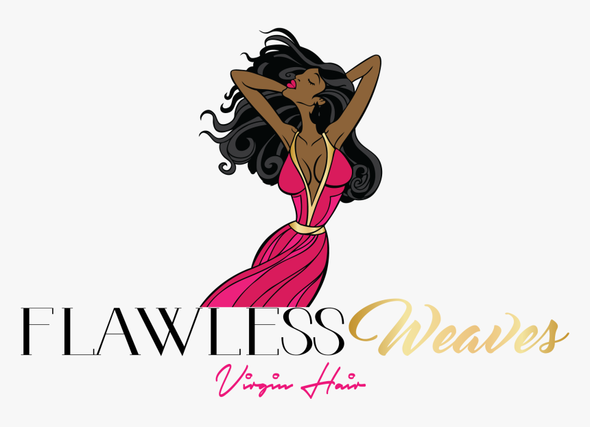 Image Based Logo For Flawless Weaves Virgin Hair - Hair Logo Designs Transparent, HD Png Download, Free Download