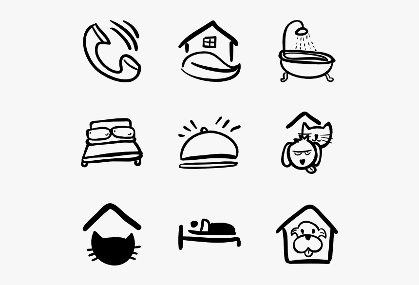 Hand Drawn Travel Icons, HD Png Download, Free Download