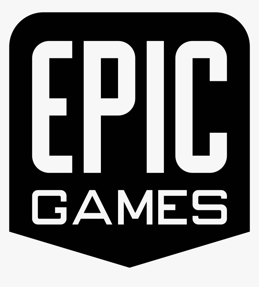 Transparent Games Clipart Black And White - Epic Games Logo Png, Png Download, Free Download