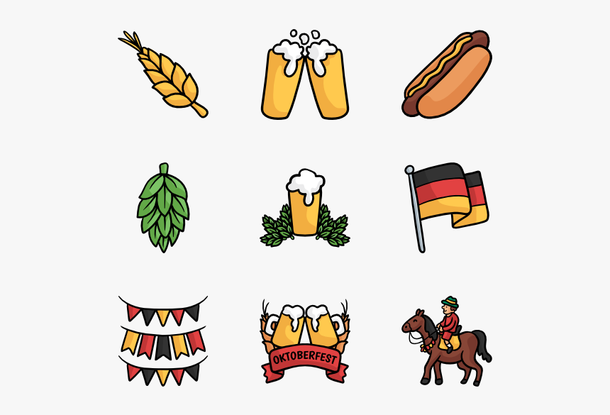 Icons Free Vector - Oktoberfest Icon Png, Transparent Png, Free Download