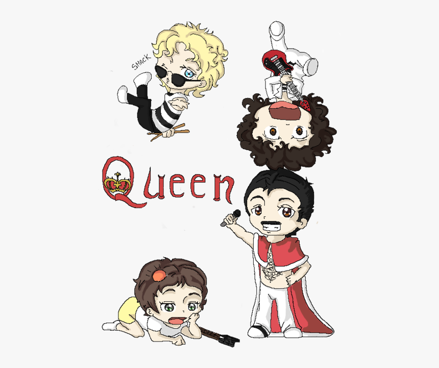 Queen Band Cartoon Drawing, HD Png Download, Free Download