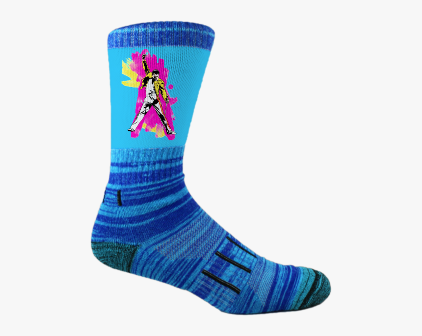 Freddie Mercury Rocker"

 
 Data Rimg="lazy"
 Data - Dye Sublimated Socks, HD Png Download, Free Download