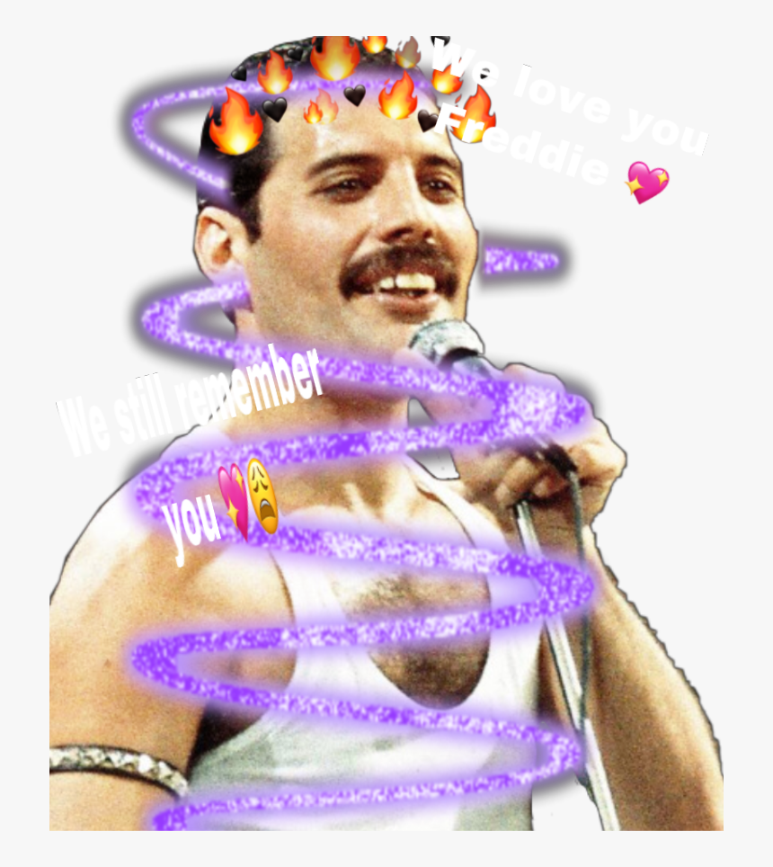 We Remember U Freddie 💖💖 - Freddie Mercury Png Transparent, Png Download, Free Download