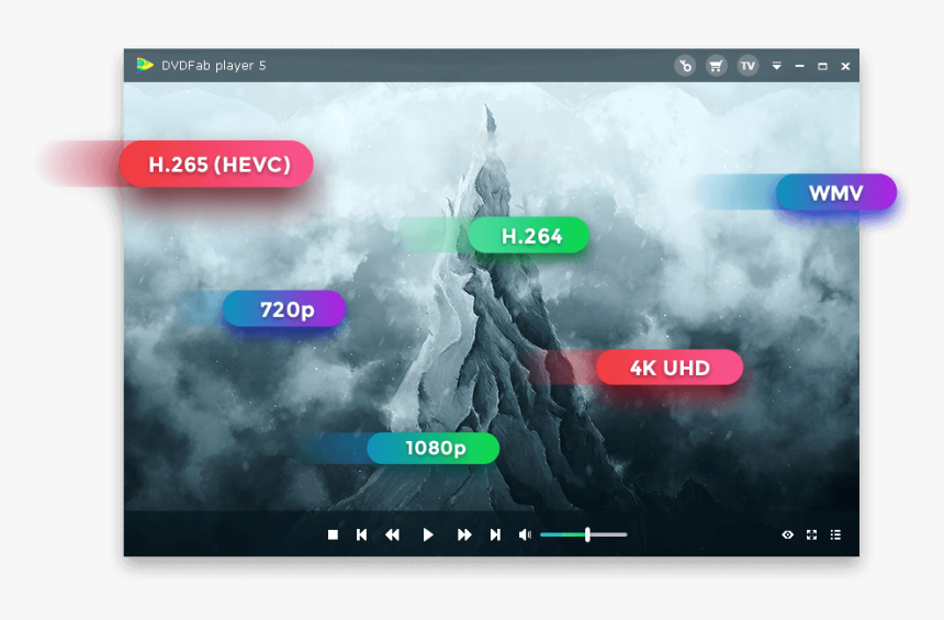 Dvdfab Player - Dvdfab Player 5 Ultra, HD Png Download, Free Download