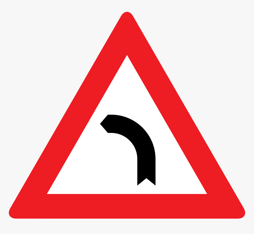 Warning Sign Clipart - W203 Road Sign, HD Png Download, Free Download