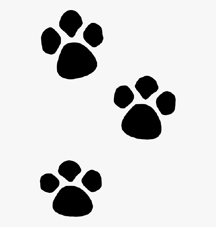 Transparent Paw Print Clipart - Paw Print Easy To Draw, HD Png Download, Free Download