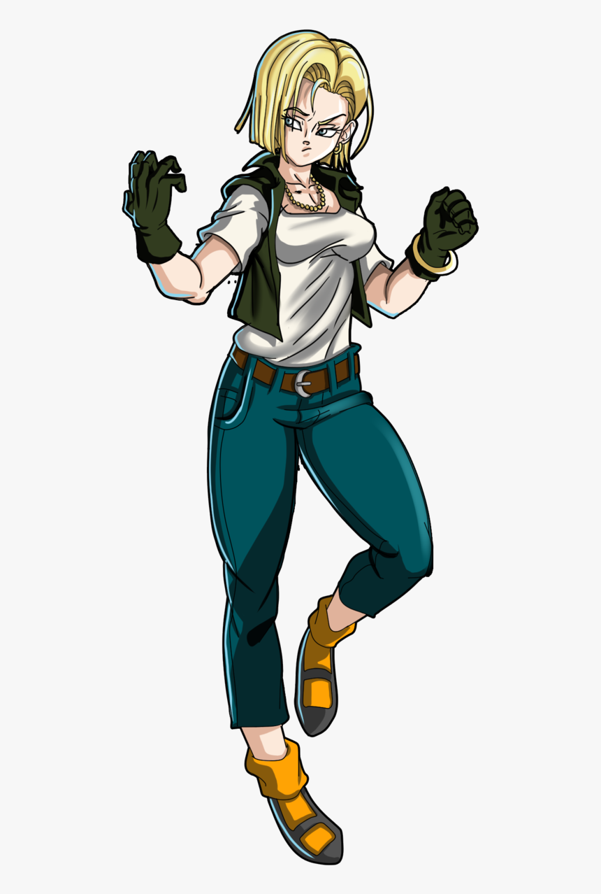 Android 18 By Imaginationclash - Cartoon, HD Png Download, Free Download