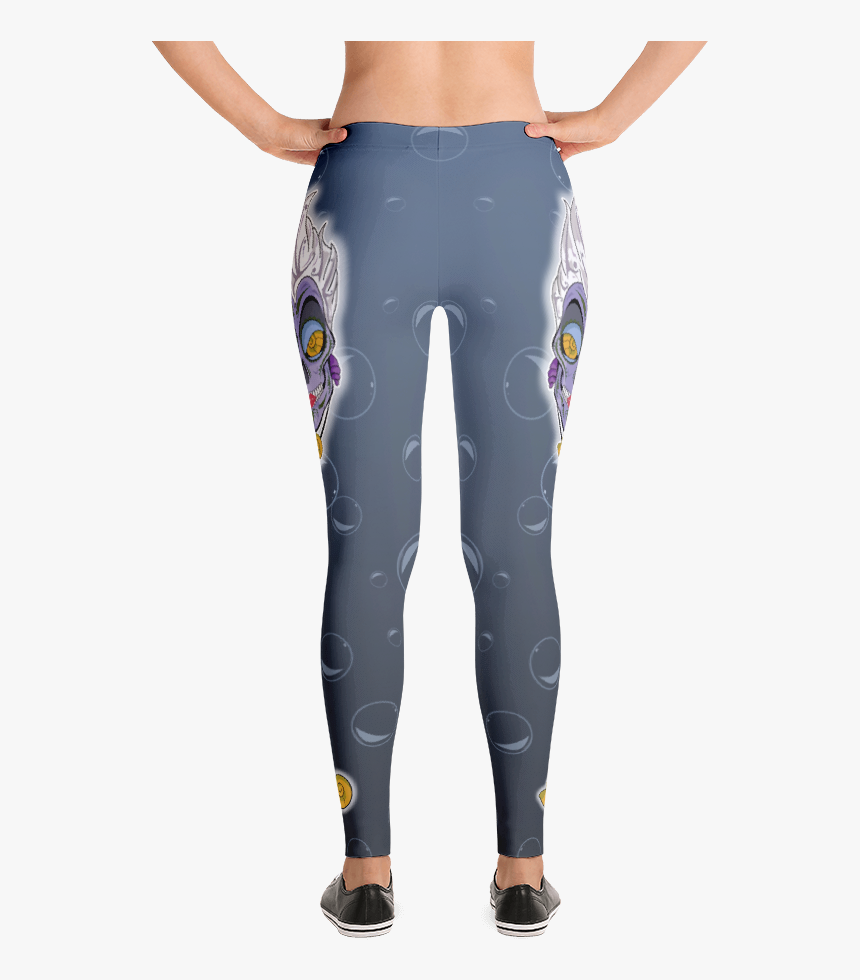 Ursula Sugar Skull Villain Leggings - Leggings, HD Png Download, Free Download