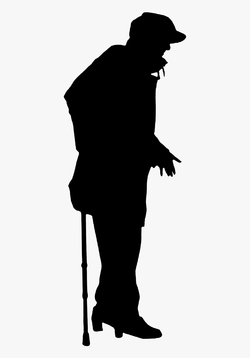 Silhouette Person Photography Old Age, HD Png Download, Free Download