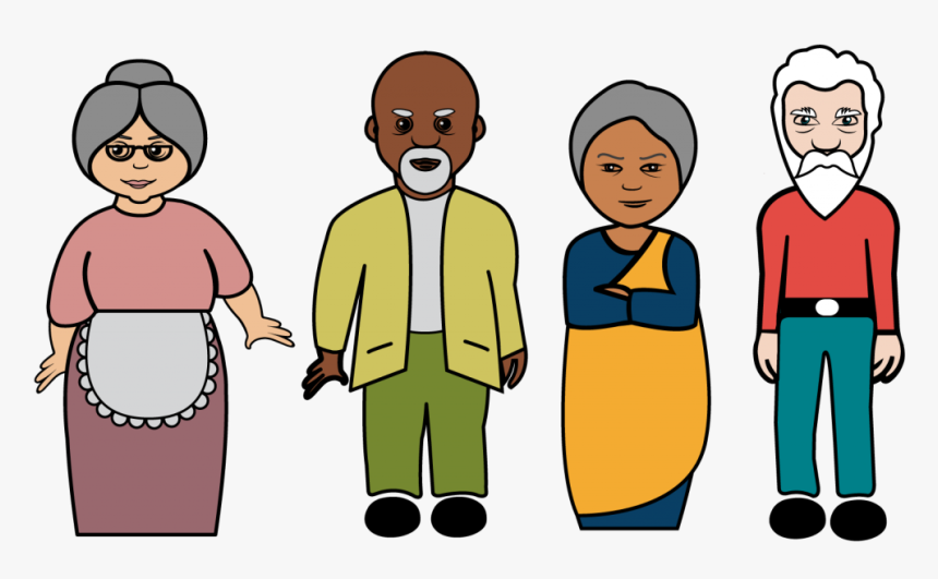 Hello Clipart Social Person - Png Transparent Old Person, Png Download, Free Download